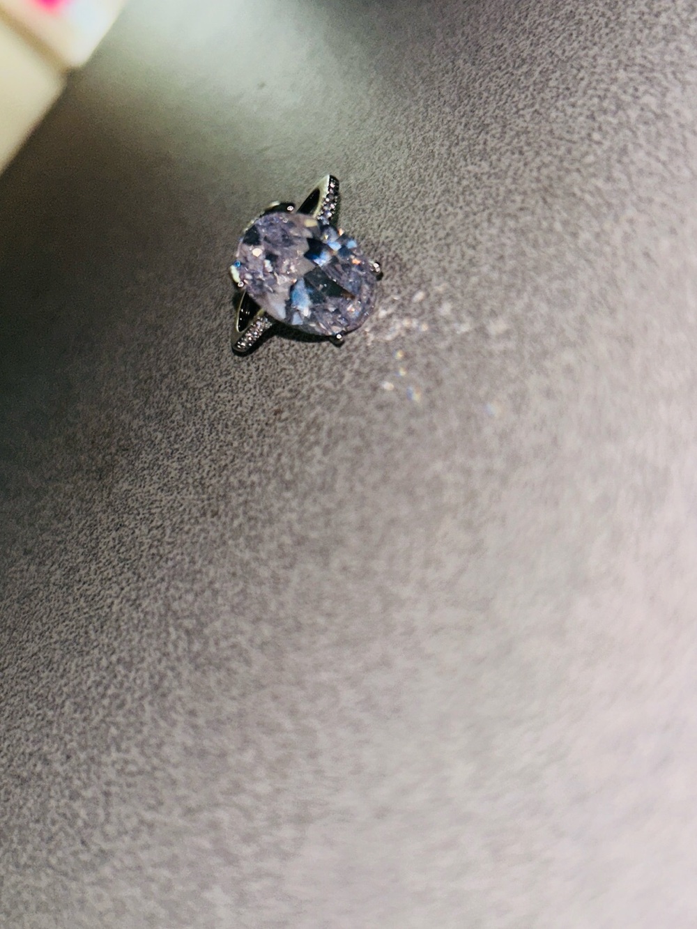 Oval-Cut Solitaire Ring